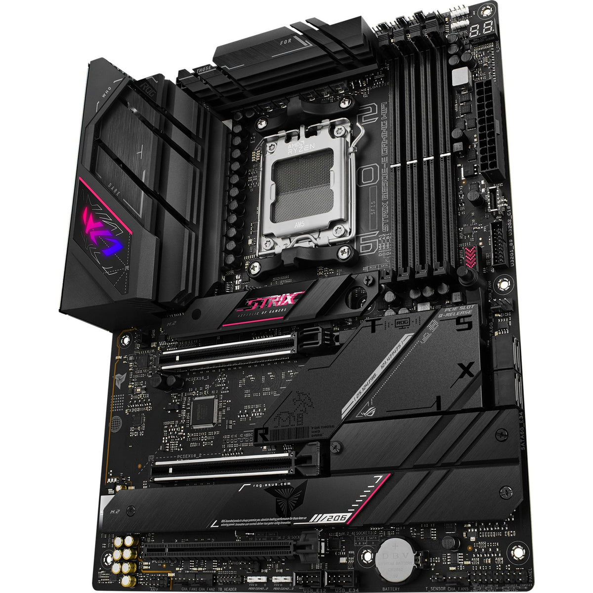 Płyta główna Asus ROG Strix B650e-E Gaming Wi-Fi Socket AM5 (czarna, RAID, 2,5 GB-LAN, Wi-Fi 6e, BT, dźwięk, ATX)