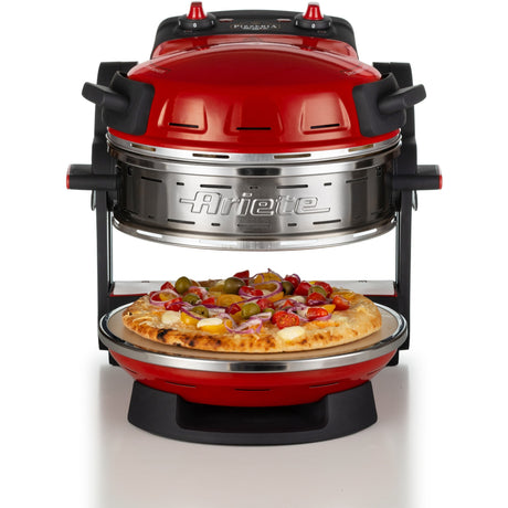 Podwójny piec do pizzy Ariete 0927 00 (czerwony)