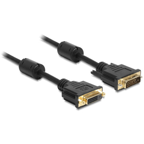 Delock kabel przedłużający dvi (24+1) (męski) > dvi (24+1) (żeński) (czarny, 5 metrów)