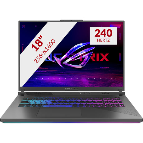 Laptop do gier Asus ROG Strix G18 G814PM-S9012W 18 (szary | R9 7940HX | RTX 5060 | 16 GB | 1 TB SSD)