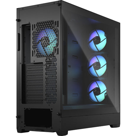Fractal design pop xl air rgb obudowa typu big tower (czarna | 2x usb-a | rgb | szkło hartowane)