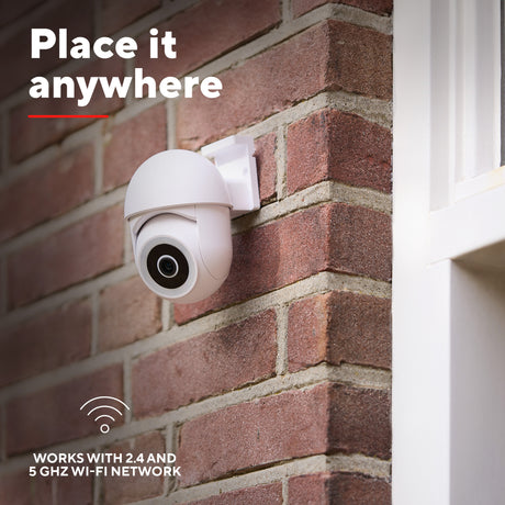 Zaufaj kamerze zewnętrznej 360° ipcam-3900 (biała, WiFi 2,4 lub 5 GHz)