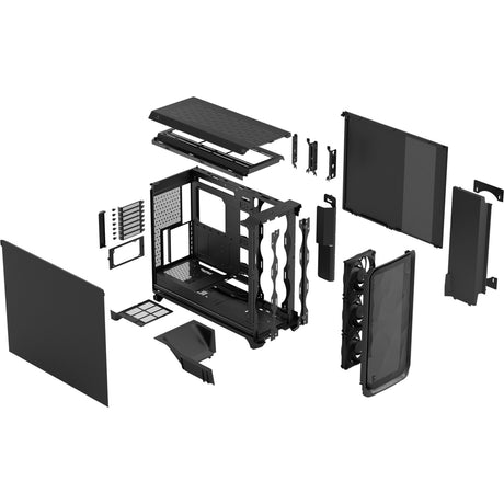 Fractal design meshify 3 xl duża obudowa typu tower (czarna | 2x USB-A | 1x USB-C)