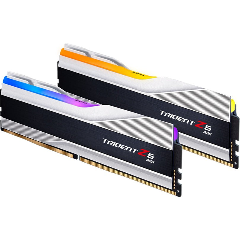 G.skill trident z5 rgb 32 gb ddr5-6400 (2x 16 gb) RAM (srebrny, f5-6400j3239g16gx2-tz5rs, xmp 3.0)