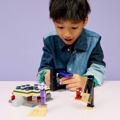 Lego Minecraft 21584 Podróż do Netheru i portalu końcowego
