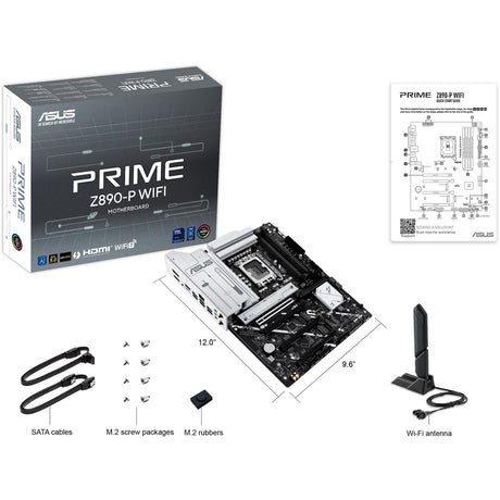 Płyta główna Asus Prime Z890-P WiFi Socket 1851 (RAID, 2,5 GB-LAN, WiFi 7, BT, dźwięk, ATX)