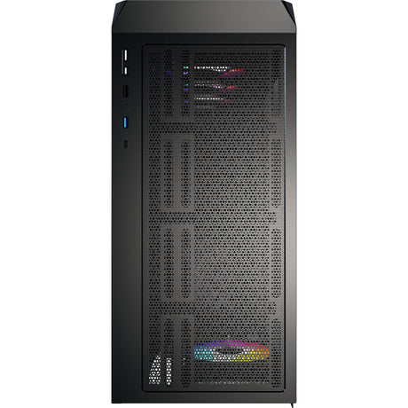 Obudowa midi tower Montech x5 (czarna | 2x USB-A | 1x USB-C | szkło hartowane)