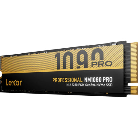 Dysk SSD Lexar nm1090 pro 4 TB (czarne złoto, m.2 2280, PCIe gen 5x4)