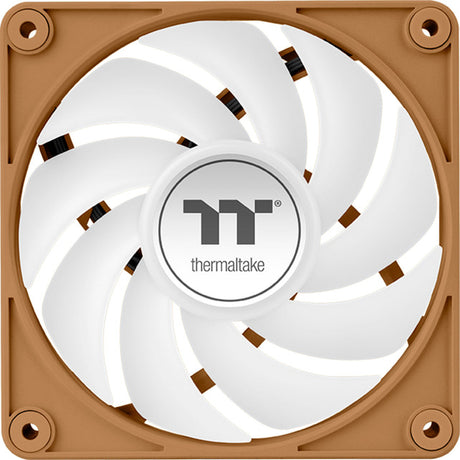 Thermaltake ct120 ex argb Sync wentylator chłodzący komputer żwirowy (zestaw 3 wentylatorów) wentylatory do obudowy (jasnobrązowy, 3 sztuki, 120 x 120 x 25 mm, pwm)