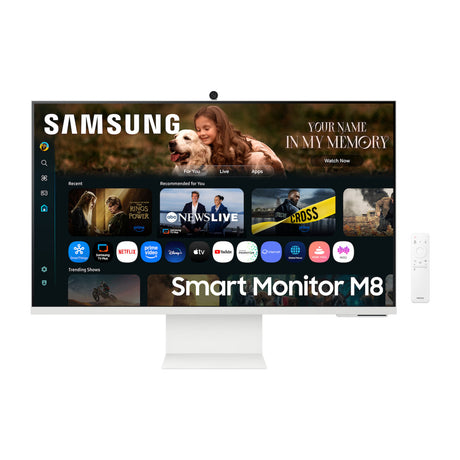 Inteligentny monitor Samsung m8 m80f 32 4k uhd (biały, hdmi, usb-c, usb-a, wifi, BT)
