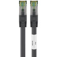 Kabel sieciowy Goobay kat. 8.1 s ftp (czarny, 0,5 metra)