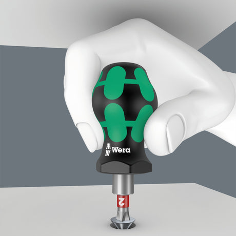 Wera kraftform kompakt stubby 1, 19-częściowy zestaw bitów (czarno-zielony)