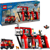 Lego City Remiza strażacka i wóz strażacki - 60414