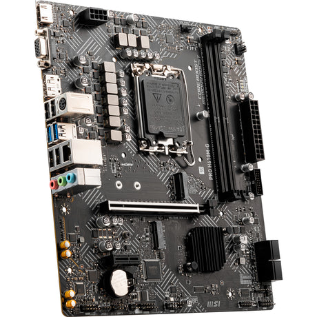 Płyta główna MSI Pro H610M-G z gniazdem Socket 1700 (GB-LAN, dźwięk, µATX)