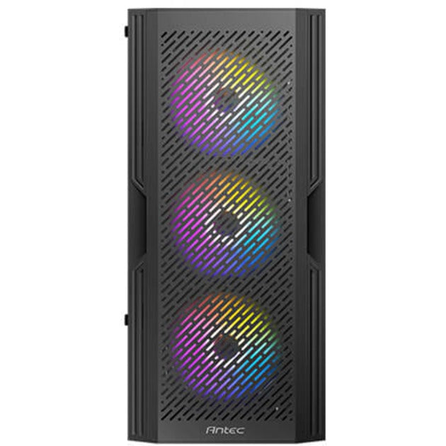 Obudowa midi tower Antec ax20 (czarna | 3x USB-A | szkło hartowane)