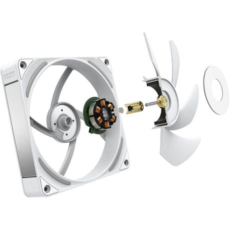 Wentylator obudowy Nzxt f120x rgb (biały, 120 x 120 x 30 mm, pwm)