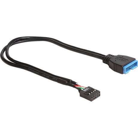 Delock Adapter złącza USB 2.0 > 3.0 (czarny, 0,3 m)