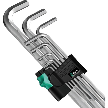 Zestaw kluczy sześciokątnych Wera 950 9 hex-plus 4 (chromowany, 9 szt.)