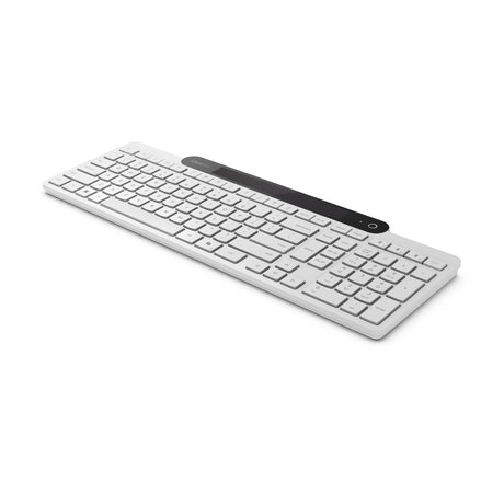 Samoładująca klawiatura Bluetooth Lenovo 800 (biała, układ US (QWERTY), tłok, 100%, przełącznik tłokowy, Bluetooth 5.1, USB-C)