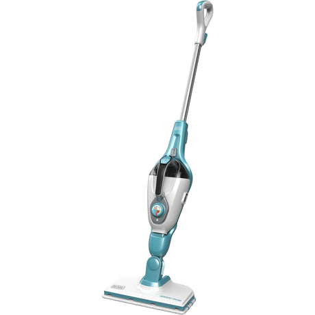 Mop parowy Black+decker fsmh1321 1600 W z 6 akcesoriami Odkurzacz parowy (biały niebiesko-szary)