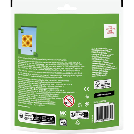 Lego Minecraft 30732 Alex i bitwa przy ognisku