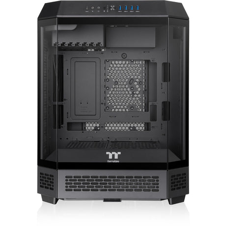 Thermaltake the tower 600 obudowa midi tower (czarna | 4x USB-A | 1x USB-C | szkło hartowane)