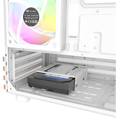 Obudowa mini tower Thermaltake View 170 ws argb (biały kolor drewna | 2x usb-a | rgb | szkło hartowane)