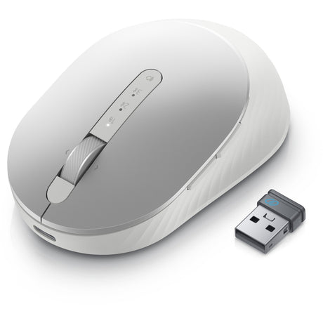 Kompaktowa mysz Dell Pro Premium — ms7421w (srebrno-biała, 1000–4000 dpi)