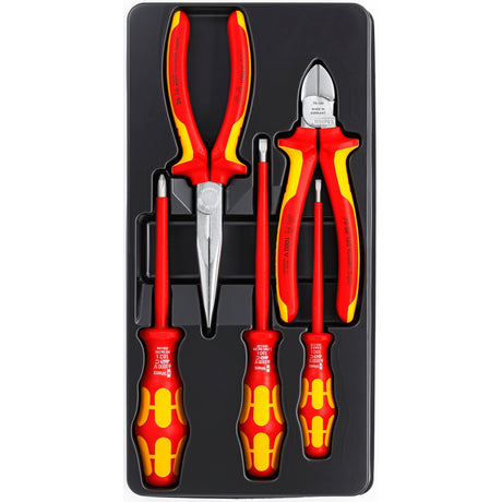 Zestaw narzędzi Knipex vde 00 20 13 zestaw narzędzi (czerwony żółty, 5 sztuk)