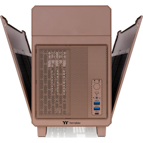 Obudowa mini tower Thermaltake tr100 żwirowo-piaskowa (jasnobrązowy | 2x USB-A | 1x USB-C)