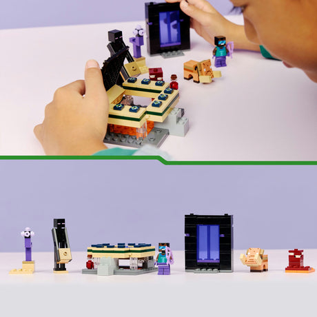 Lego Minecraft 21584 Podróż do Netheru i portalu końcowego