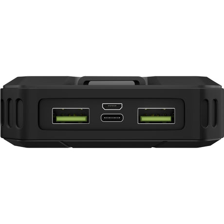 Zewnętrzny powerbank solarny Goobay 20 000 mAh z zasilaniem (czarny)