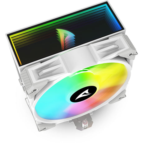Chłodnica procesora Sharkoon a50 rgb (biała, 4-pinowe złącze wentylatora pwm)