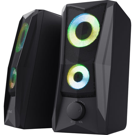 Zestaw głośników Trust GXT 606 JAVV RGB z podświetleniem 2.0 Głośnik do komputera (czarny)