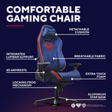 Fotel gamingowy Trust GXT 721SM Ruya Pro Superman (niebieski czerwony)