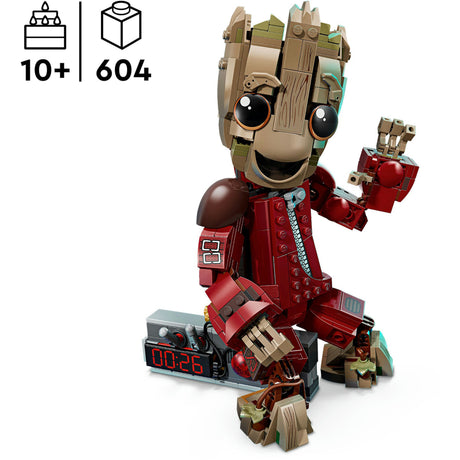 Lego Marvel Large in Ravager — zabawka superbohatera do zbudowania dla dzieci — 76341