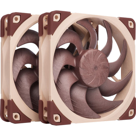 Wentylatory Noctua nf-a12x25 g2 pwm sx2-pp (brązowe, 2 sztuki, 120 x 120 x 25 mm)