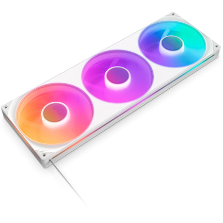 Wentylatory rdzeniowe Nzxt f420 rgb (białe, 3 sztuki, 420 x 140 x 26 mm)