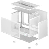 Obudowa mini tower Deepcool ch160 (biała | 2x USB-A | 1x USB-C | szkło hartowane)