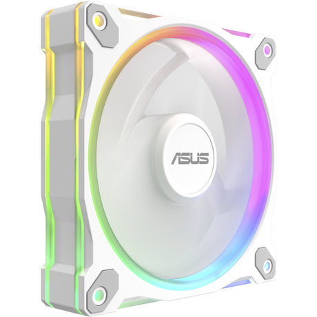 Wentylator wsteczny Asus prime mr120 argb - potrójne opakowanie wentylatorów (biały, 3 sztuki, 120 x 120 x 28 mm, 3 sztuki)