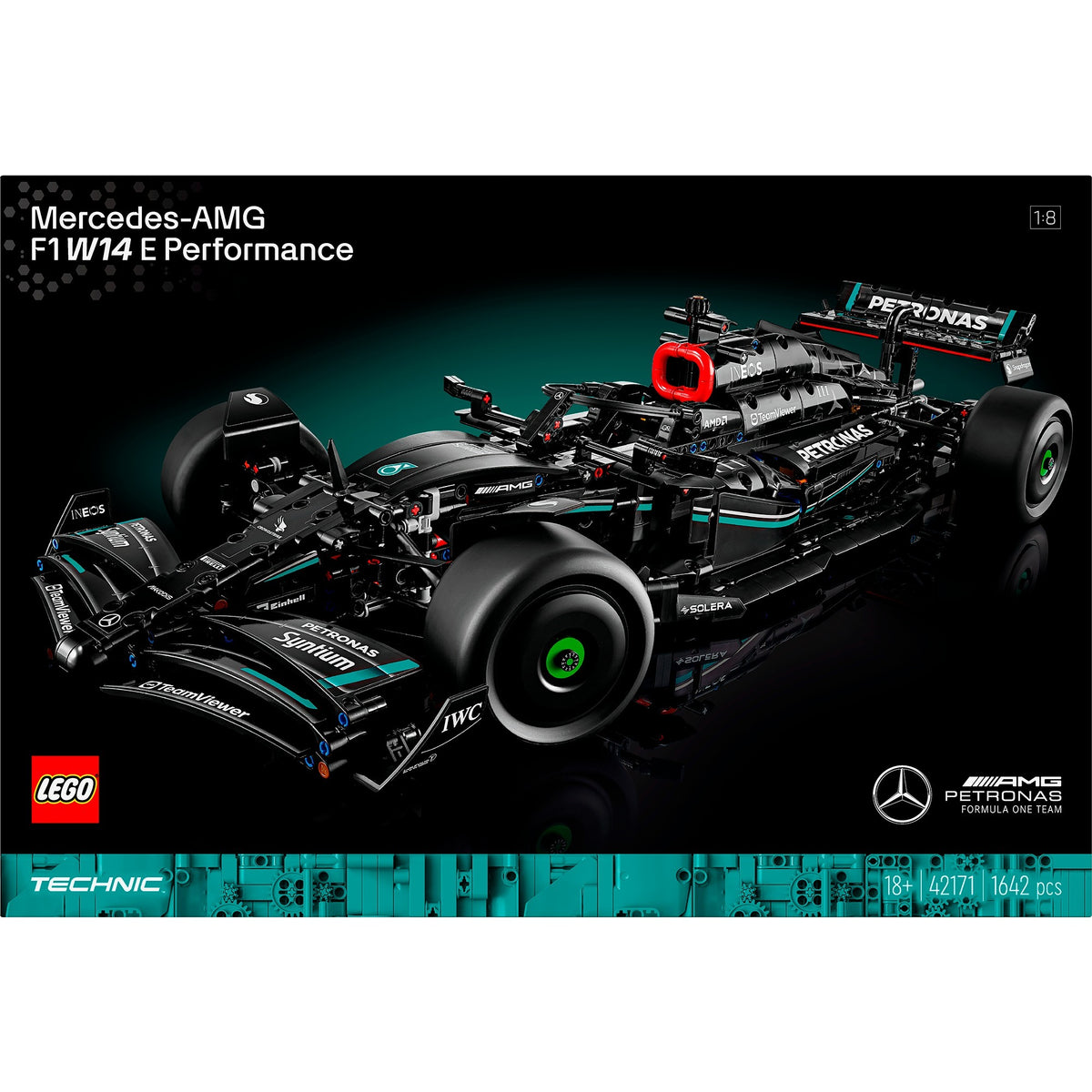 Lego technic mercedes-amg f1 w14 e wydajność - 42171