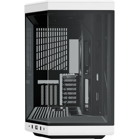Obudowa midi tower Hyte Y70 (czarno-biała | 2x USB-A | 1x USB-C | szkło hartowane)