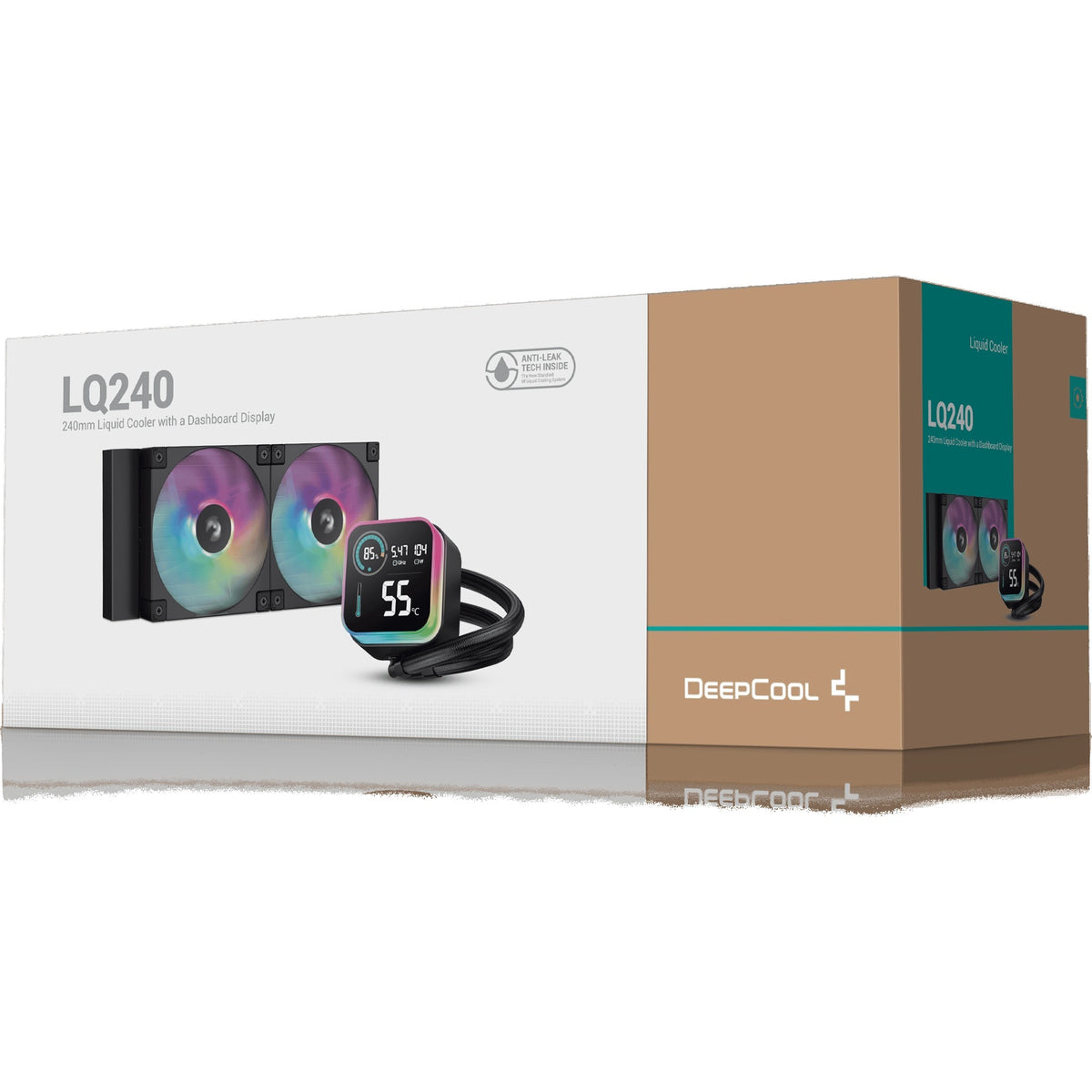 Chłodzenie wodne Deepcool lq240 (czarne)