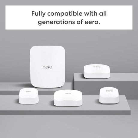 Router WiFi Eero pro 7 mesh, 3-częściowy router mesh (biały)