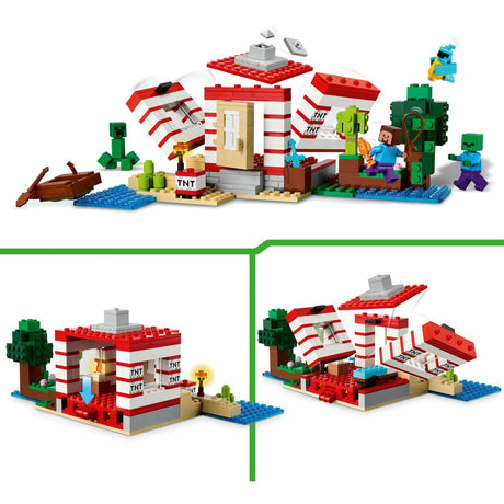 Lego® Minecraft® Dom w dżungli TNT, zestaw gier wideo – 21275