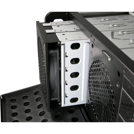 Obudowa rack Inter-tech 4u 4129l (czarna | 2x USB-A)