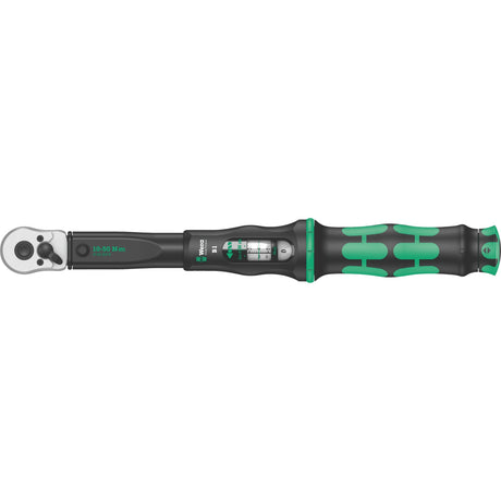 Klucz dynamometryczny Wera Click-Torque b 1 z grzechotką odwracalną, 10-50 nm (czarno-zielony)