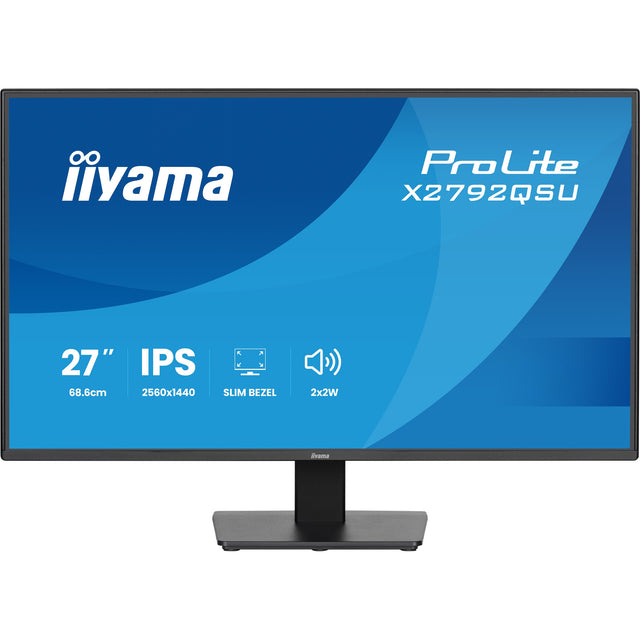 Monitor Iiyama prolite x2792qsu-b1 27 (czarny, HDMI, DisplayPort, 2x USB-A, USB-B, 120 Hz)