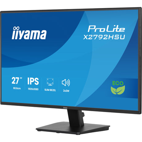 Monitor Iiyama prolite x2792hsu-b1 27 (czarny (matowy), HDMI, Display Port, 2x USB-A, USB-B, 120 Hz)