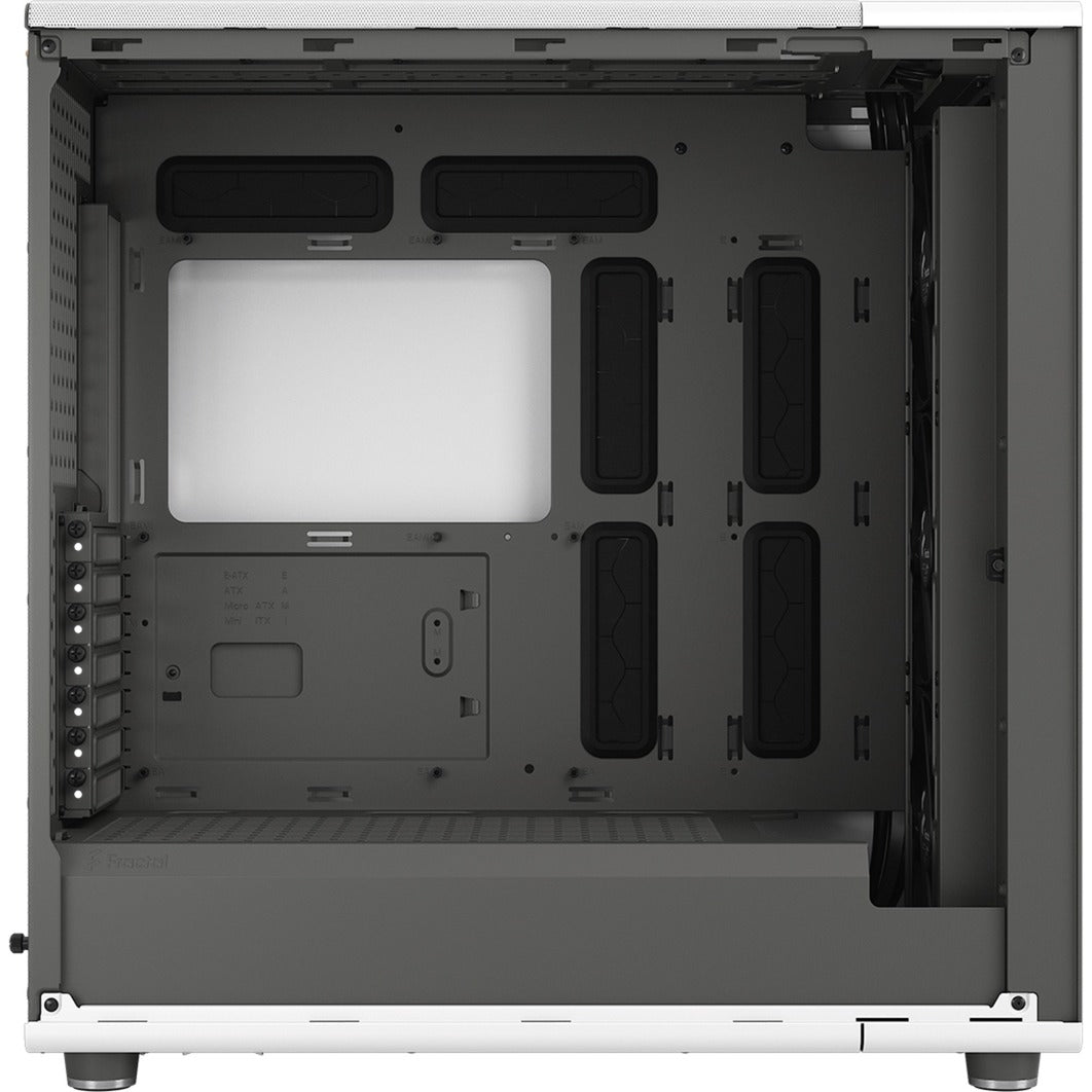 Obudowa Midi Tower o konstrukcji fraktalnej North XL (biały kolor drewna | 2x USB-A | 1x USB-C | szkło hartowane)
